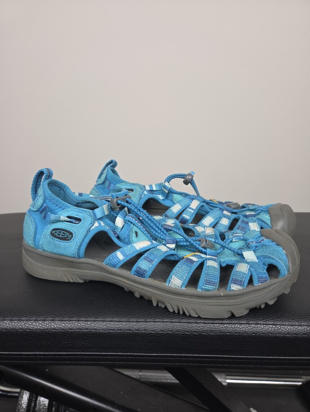 KEEN Whisper Blue Turquoise Water Trail Sport Sandals Shoes Women's Size 5